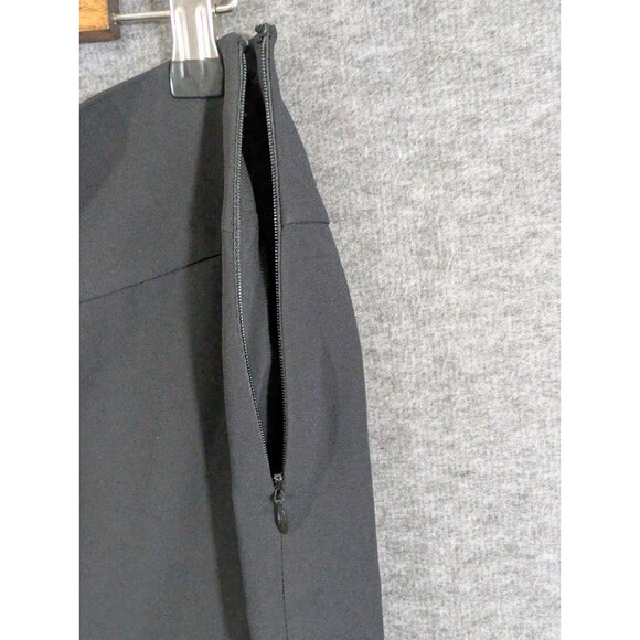 Cyntha Skirt Lined Black Pleated with Zipper Detail Womans Size 8 Flaw - Picture 7 of 12